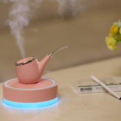 Tobacco Pipe Shape Air Humidifier LED Light USB Ultrasonic Aroma Humidifier