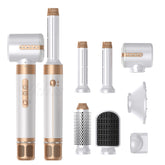 7 in 1 Professional Hair Straightener Hair Curler Electric Comb Hair Dryer Brush Hot Hair Volume Curlers Hair Style Set