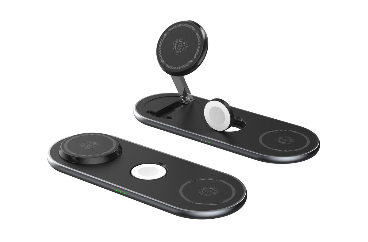Foldable wireless convenient 3-in-1 magnetic wireless fast charging suitable for Apple 3-in-1 wireless charging