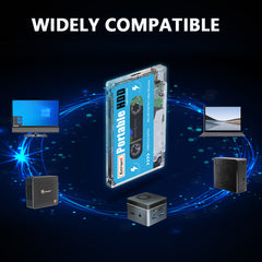 Kinhand 500G HDD Portable External Hard Drive Disk 55000 Retro Games For PSP/SEGA SATURN/Wii Gaming Card for Computer Laptop