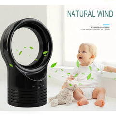 Portable Bladeless Fan Mini AirFlow Cooling Fan