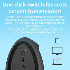 Logitech  lift mouse Wireless Bluetooth Mouse Business Office Softtone Mouse Ergonomic Business Office Mouse