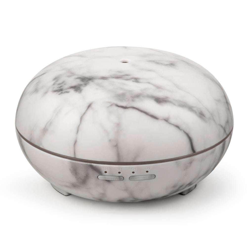Ultrasonic Air Humidifier With Marble Grain LED Light  Aromatherapy