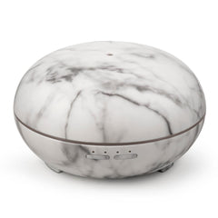 Ultrasonic Air Humidifier With Marble Grain LED Light  Aromatherapy