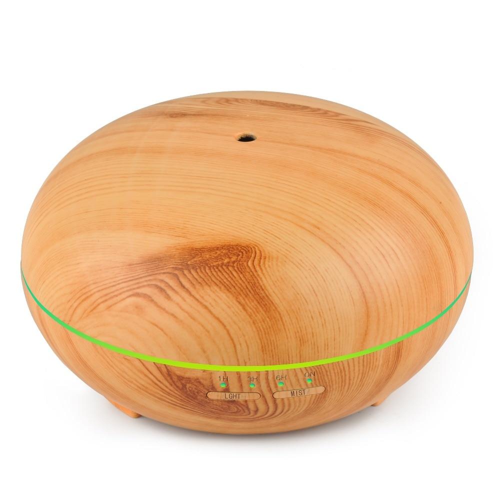 Ultrasonic Air Humidifier With Marble Grain LED Light  Aromatherapy