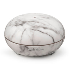 Ultrasonic Air Humidifier With Marble Grain LED Light  Aromatherapy
