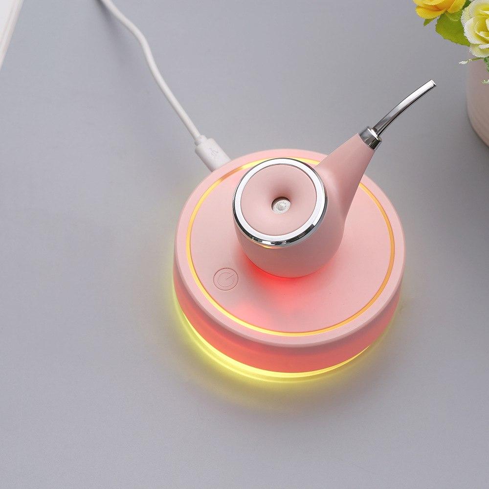 Tobacco Pipe Shape Air Humidifier LED Light USB Ultrasonic Aroma Humidifier
