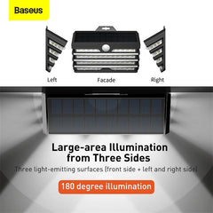 Baseus LED Solar Light Outdoor Solar Garden Lights Motion Sensor Wall Lamp Waterproof Solar Powered Garden Landscape Lawn Lamp